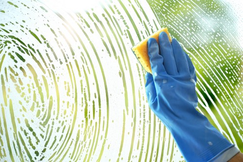 Professional window cleaning in Greenwich for a bright residential property
