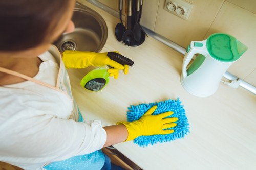 Professional office cleaning in Greenwich for a bright workspace