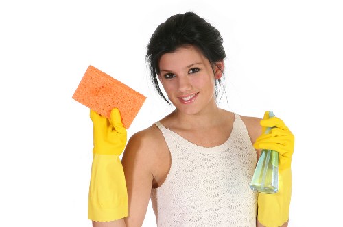 Domestic cleaning in Greenwich with a tidy living room and fresh surfaces