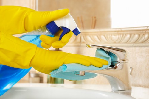 Kitchen deep cleaning for a Greenwich tenancy move-out