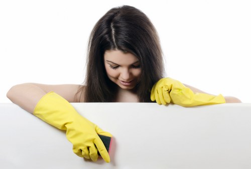 Spot treatment on a carpet by a Greenwich cleaning specialist